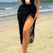 Handmade Floral Tulle One Piece Swimsuit Halter Neck Beach Dress for Women European American Style Bikini Alternative Summer Wear_ecoleips.com