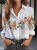 2024 Women's Cardigan 3D Floral Print Long Sleeved Shirt, Women's High-end And Versatile Top_ecoleips.com