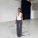 Women's Clothing New Deep V Neck Lace Trim Slim Fit Sexy Sleeveless Vest For Women_ecoleips.com