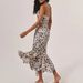 New European American Chic Floral Print Long Dress for Women Spaghetti Strap Slim Waist Bodycon Style Vacation Wear_ecoleips.com