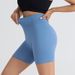 Women's Clothing Seamless Threaded Elastic Tight Three Quarter Pants_ecoleips.com