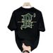 Men's 100% Pure Cotton Short Sleeve T-Shirt Trendy Loose Top For Summer Cross Border Exclusive High Quality Goods_ecoleips.com