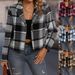 Women's Clothing Women's High-End Plaid Short Blazer Casual Elegant Autumn Winter Jacket European American Style_ecoleips.com