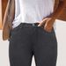 Women’s Clothing Women's High Waist Stretch Jeans Street Style Skinny Jeans Smart Casual Wear Solid Color Metallic_ecoleips.com