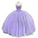 Purple Colored Yarn NewHeavy Industry Adult Banquet Dress_ecoleips.com