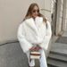 Fox Fur Coat Women's Cropped Autumn And Winter Fur Coat Young And Versatile Plush Women's Clothing_ecoleips.com