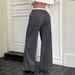 Women's Retro Trendy Casual Pants Flowy Loose Wide Leg Trousers European American Style Summer New Wholesale_ecoleips.com