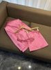 Women's Pink Satin Slim Fit Blazer Pencil Skirt Two Piece Set European American Style Party Outfit Fashion Commuting_ecoleips.com