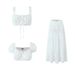 2026 Summer Foreign Trade European American's Clothing French Lace Camisole Top And Skirt High-End Fashion Set For_ecoleips.com