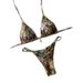 Women's Clothing Split Swimsuit Female Sexy Printed Lace Up Backless Retro Bikini Swimsuit Female_ecoleips.com