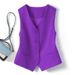 Suit For Women, Small Vest, 2025 Spring And Autumn New Slim Fit Outerwear, Layered Wear, Women's Gray Short Vest_ecoleips.com