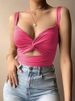 Sexy Women Sleeveless Short Crop Tops Ladies Vest Casual Tank Top Women's Tube Top Female Black White_ecoleips.com