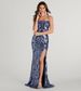 Women's Clothing Dress Sequins Fashionable Sexy Suspenders Backless High Slit Celebrity Dress_ecoleips.com