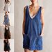 European And American 2024 Summer New Cross-Border Women's Denim Strap Pocket Adjustable Mini Dress In Multiple_ecoleips.com