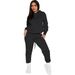Trendy Hoodie & Jogger Set – Women's Casual Streetwear Sweatsuit (15 Colors, S-XXXL) | Soft Polyester Pullover & Lounge Pants_ecoleips.com