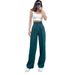 Women's High Waist Straight Leg Pants - Elegant Casual Trousers For Spring & Summer_ecoleips.com