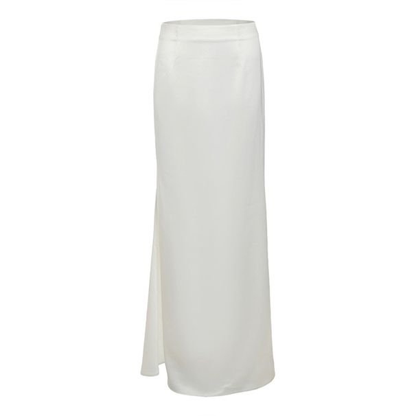 Women's Clothing Retro Lace Tube Top Solid Color Slim Hip Skirt Suit Female_ecoleips.com