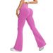 Seamless Flared Yoga Pants For Women - High-Waisted Nylon Leggings With 12 Colors, Ultra-Stretchy & Breathable For Gym, Running & Daily Wear_ecoleips.com