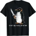 Women's T-Shirts Flight Was Never An Option Funny Penguin With Knife T-Shirt_ecoleips.com