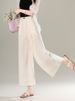 K Thin New Casual Pants For Women, Long And Wide Leg Pants_ecoleips.com