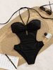New 2025 Women's One Piece Swimsuit Solid Color Sexy And Stylish Beachwear for Ladies_ecoleips.com