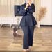 Verve 2025 Autumn Dubai Muslim Top And Pants Two-Piece Set_ecoleips.com