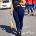 Women's Clothing Denim High Waist Tight High Elastic Hip Lifting Skinny Pants_ecoleips.com