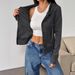 AD758 Southeast Asia 2025 Cross-Border Foreign Trade Autumn New Women's Stylish Zipper Hooded Slim-Fit Jacket Sweatshirt_ecoleips.com