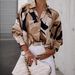 Women's Clothing Printed Shirts Loose Women's Clothing Button Long Sleeved Casual Shirts Women's Tops_ecoleips.com