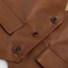 Women's Clothing Leather Vest Sleeveless New Fashionable Loose PU Vest Short Brown Spring Outerwear_ecoleips.com