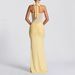 Sexy Fashion Patchwork Sheer Halter Dress New 2024 Summer Collection Women Casual Daily Party Bodycon Dress_ecoleips.com