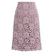 Aria Basics Aria Basics Spring/Summer Plus Size Slimming Water-Soluble Lace Very Elegant French Niche A-Line Skirt, Mid-Length Bodycon Skirt_ecoleips.com