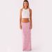 Summer New Arrival Women's Trendy Beaded Sequined Embroidered Bodycon Slimming Long Skirt_ecoleips.com