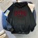 design Niche Hooded Sweatshirt For Women, Spring 2024, Autumn And Winter, Plus-size, Loose-fitting,_ecoleips.com