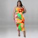 Women's Clothing Plus Size Floral Print Slip Dress Sleeveless Backless Maxi Dress For Women_ecoleips.com