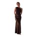 ng2510292 2025 European And American Style Summer New Cro-border Women's Fashion One-shoulder Sexy Backle Slim-fit Evening_ecoleips.com