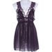 Aria Basics Aria Basics Cross-border European And American Sexy Sleepwear Set, Alluring Lace V-neck Nightdress For Women, Pure Desire Mesh_ecoleips.com
