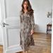 Aria Basics Aria Basics 2024 European American Autumn Satin Leopard Print Sleeve Cardigan Long Nightgown Soft And Comfortable Women's Homewear_ecoleips.com