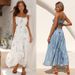 Summer New Style Women's Print Long Dress European And American Cross Border Independent Website One Shoulder Suspender Tie_ecoleips.com
