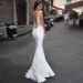 Women’s Clothing women's street shooting v neck dress backless side high slit fishtail skirt_ecoleips.com