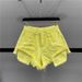 Women's High-Waisted Slimming Fringe Ripped Denim Shorts Summer 2026 A-Line Wide Leg Hot Pants Leg Lengthening Hot Girl Style_ecoleips.com