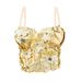 Women's Clothing Three Dimensional Flower Diamond Studded Body Shaping Tube Top For Outer Wear Suspender Bra For Women_ecoleips.com