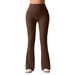 Yoga Summer Thin Women's Hip-Lifting Flared Fitness Quick-Dry Sports Stretch Slim Fit Bell-Bottom Pants_ecoleips.com
