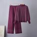 Women's Color Blocked Batwing Sleeve Knit Top High Neck Pullover Fashionable Chic Striped Design New Autumn Style_ecoleips.com
