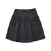 High-Waisted Yoga Skirt With Nude-Feel Lining – Breathable Spandex Tennis Skirt For Running & Pilates (Black/Polka Dot, S-12)_ecoleips.com