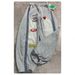 Women's Clothing Spring New Heavy Duty Letter Embroidery Color Stripes Loose Hem Drawstring Casual Trousers_ecoleips.com