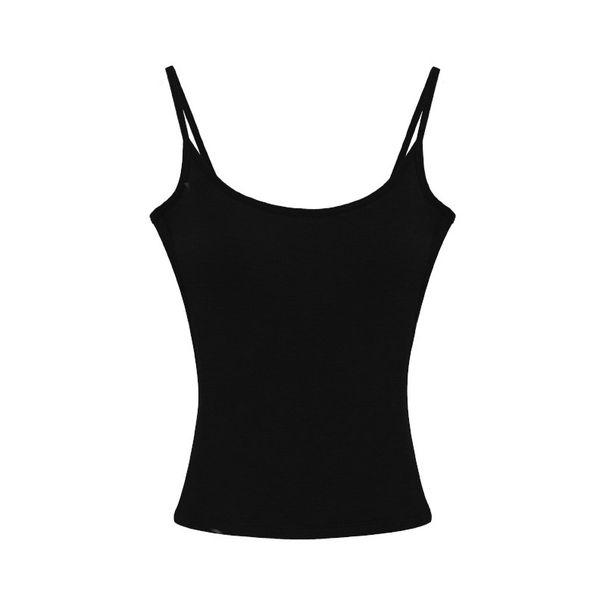 Aria Basics Aria Basics Meiyabi Backless Slim Waist Chest-Enhancing Spaghetti Strap Camisole Women With Chest Pads, European And American Style,_ecoleips.com