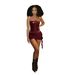 Women's Clothing Women's Sexy Waist Strap Tube Top And Leather Hip Skirt Suit Style Hot Selling Clothing Set_ecoleips.com