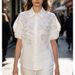 Women's Clothing Heavy Duty Collared Short Sleeved Shirt Loose Fit Slimming Design Niche Style Top For Summer_ecoleips.com