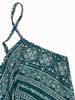 Deep V-Neck Backless Sling Dress With Thigh High Slit, Floral Print Beach Holiday Party Maxi Dress, Summer Women's Clothing_ecoleips.com